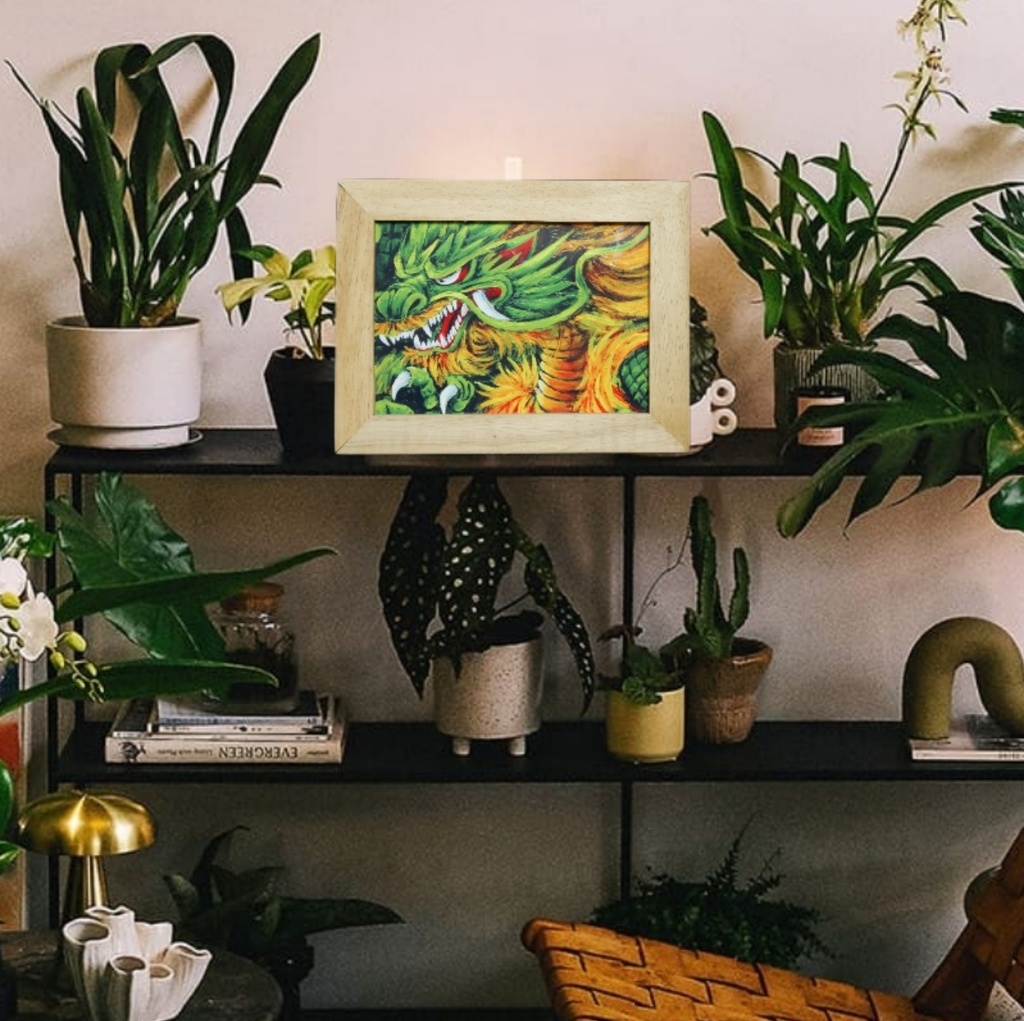 ポスターカード2L【緑龍】