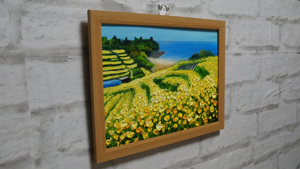 油絵 油彩 油彩画 絵 絵画 【菜の花フェスタ】