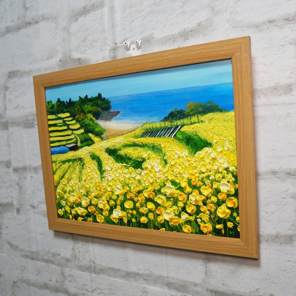 油絵 油彩 油彩画 絵 絵画 【菜の花フェスタ】