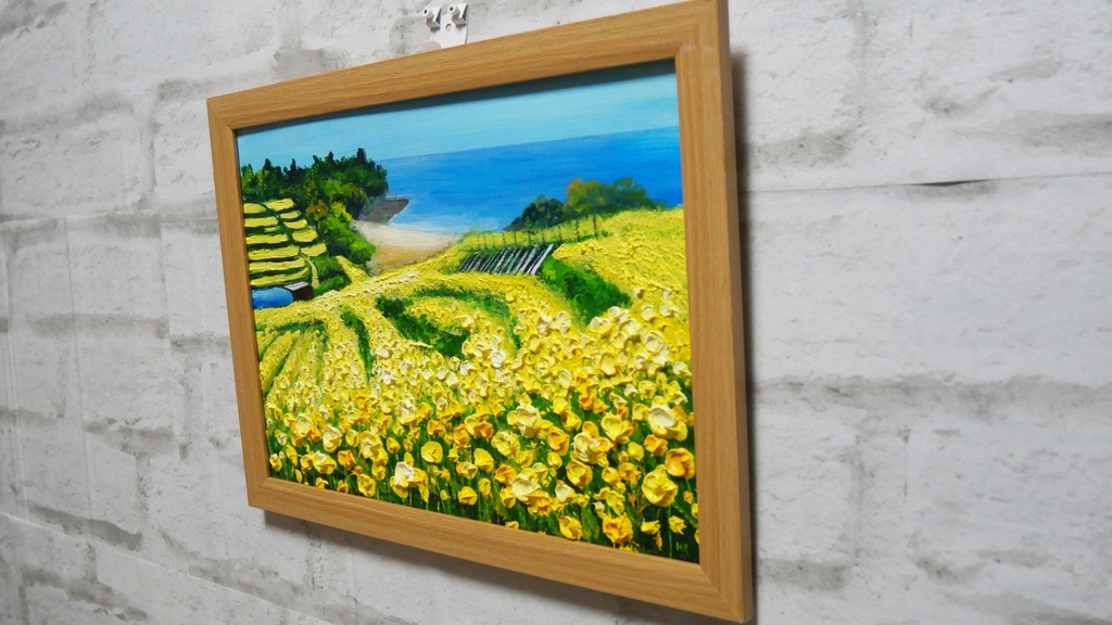 油絵 油彩 油彩画 絵 絵画 【菜の花フェスタ】
