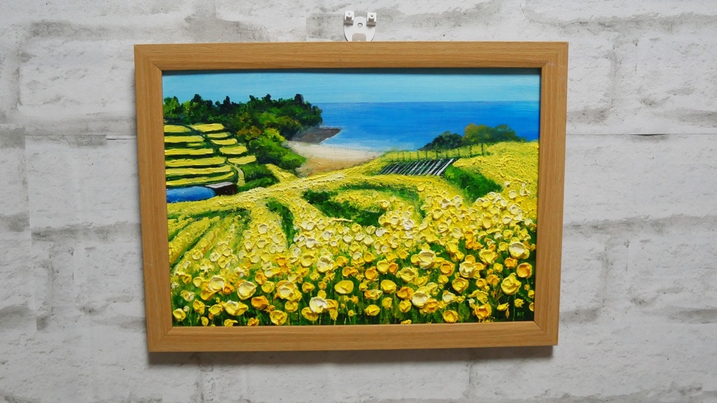 油絵 油彩 油彩画 絵 絵画 【菜の花フェスタ】