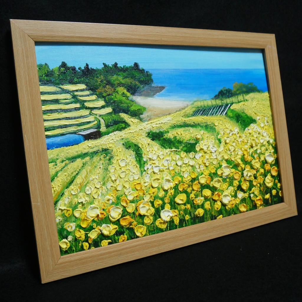 油絵 油彩 油彩画 絵 絵画 【菜の花フェスタ】