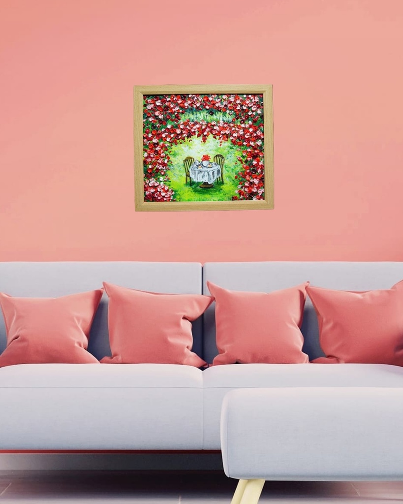 油絵 油彩 油彩画 絵 絵画 【華のお茶会】