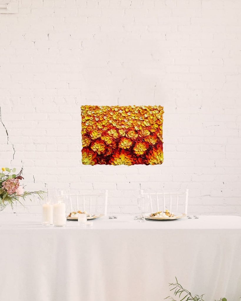 油絵 油彩 油彩画 絵画 絵 【マリーゴールド】