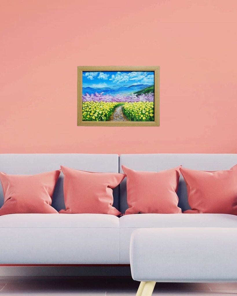 油絵 油彩 油彩画 絵 絵画 【桃源郷春まつり】