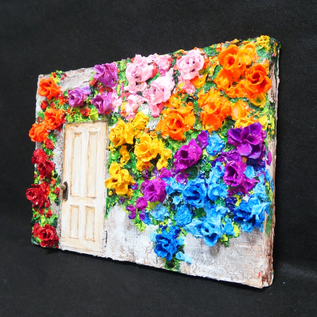 油絵 油彩 油彩画 絵 絵画 【扉の先】