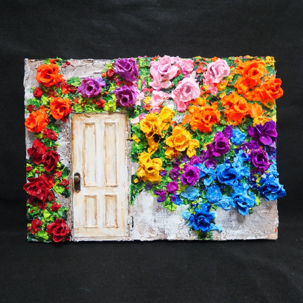 油絵 油彩 油彩画 絵 絵画 【扉の先】