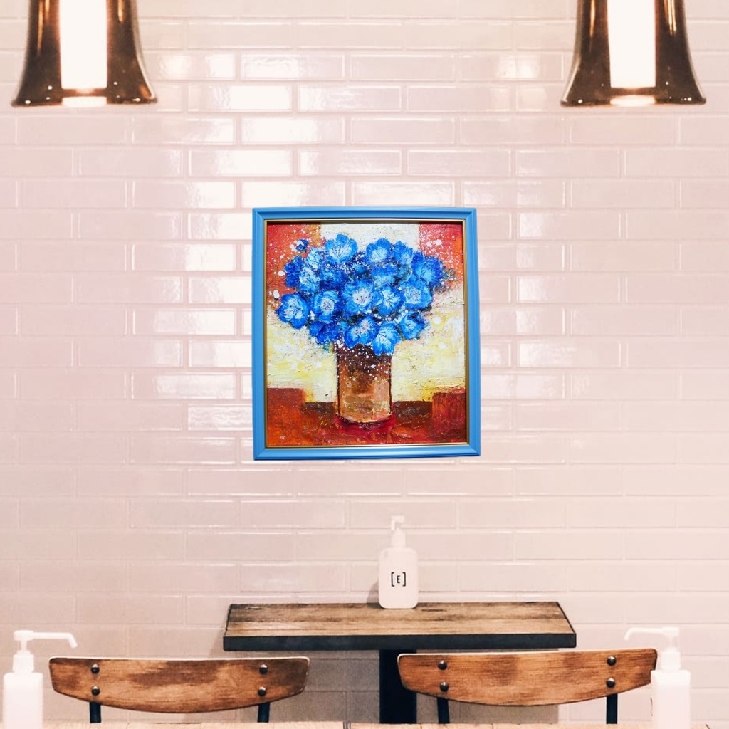 油絵 油彩 油彩画 絵 絵画 【Nemophila】