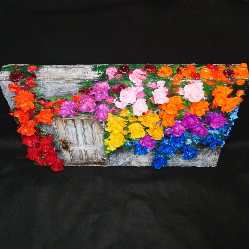 油絵 油彩 油彩画 絵 絵画 【扉の先】