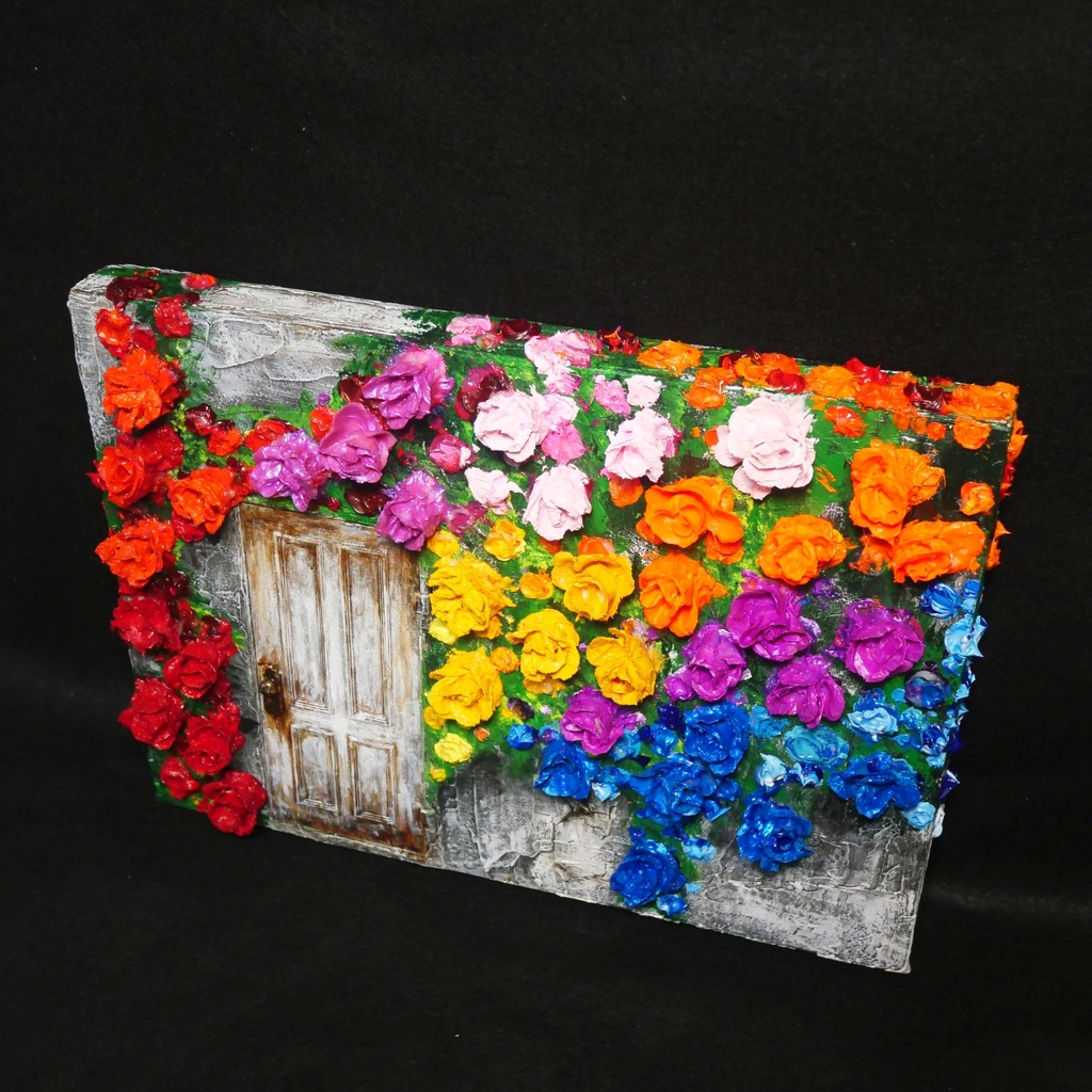 油絵 油彩 油彩画 絵 絵画 【扉の先】