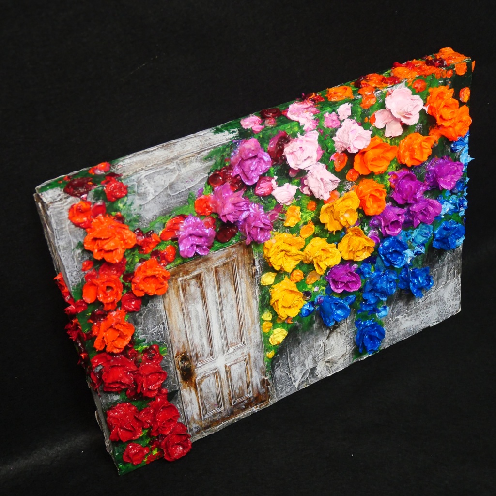 油絵 油彩 油彩画 絵 絵画 【扉の先】