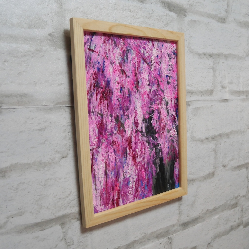 油絵 油彩 油彩画 絵 絵画【さくら】