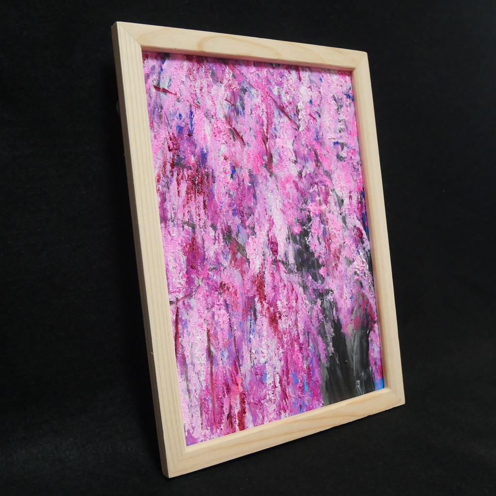 油絵 油彩 油彩画 絵 絵画【さくら】