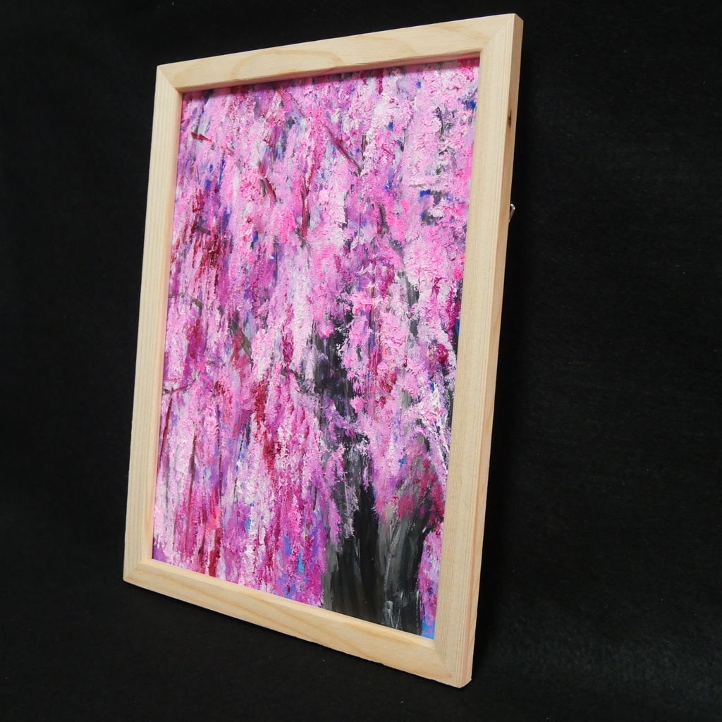 油絵 油彩 油彩画 絵 絵画【さくら】