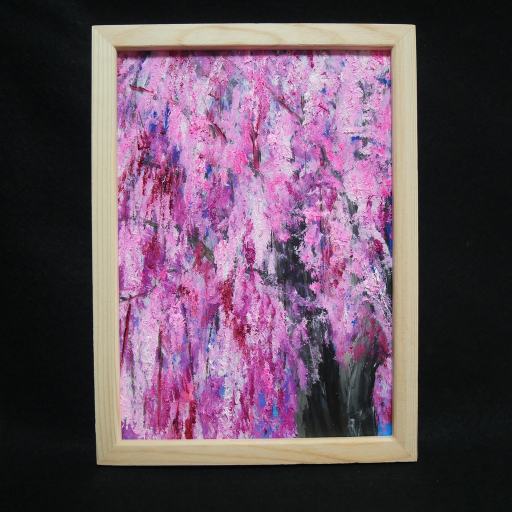 油絵 油彩 油彩画 絵 絵画【さくら】