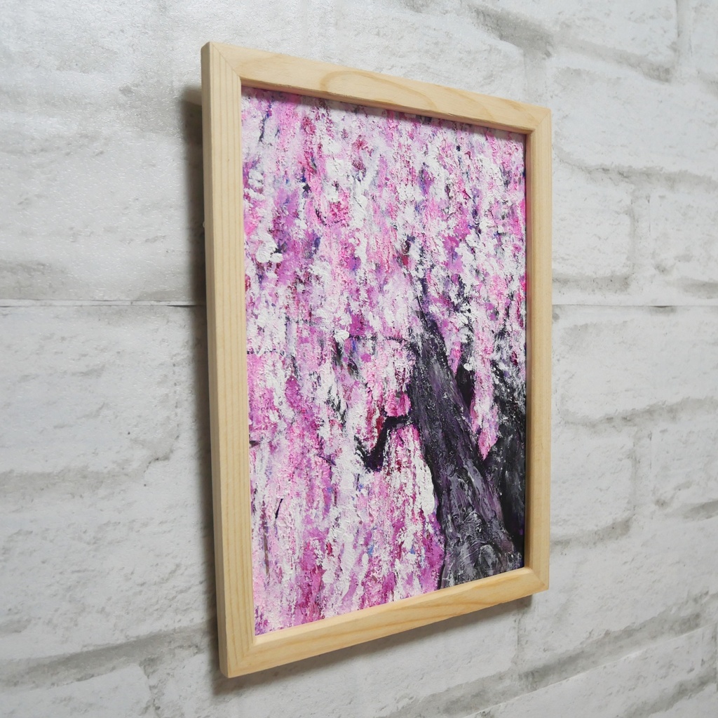 油絵 油彩 油彩画 絵 絵画【さくら】