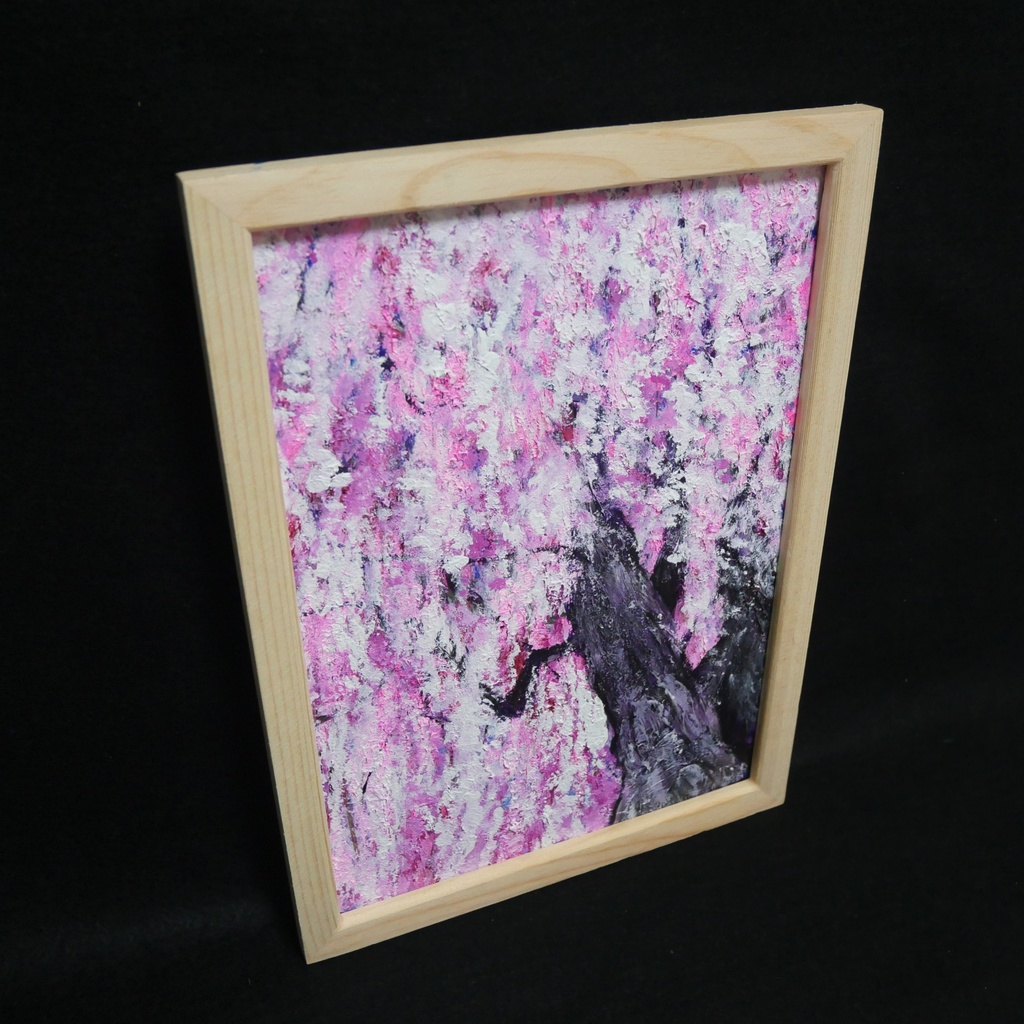 油絵 油彩 油彩画 絵 絵画【さくら】