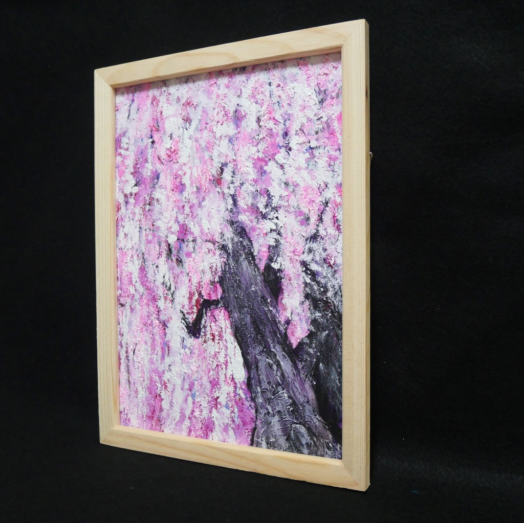 油絵 油彩 油彩画 絵 絵画【さくら】