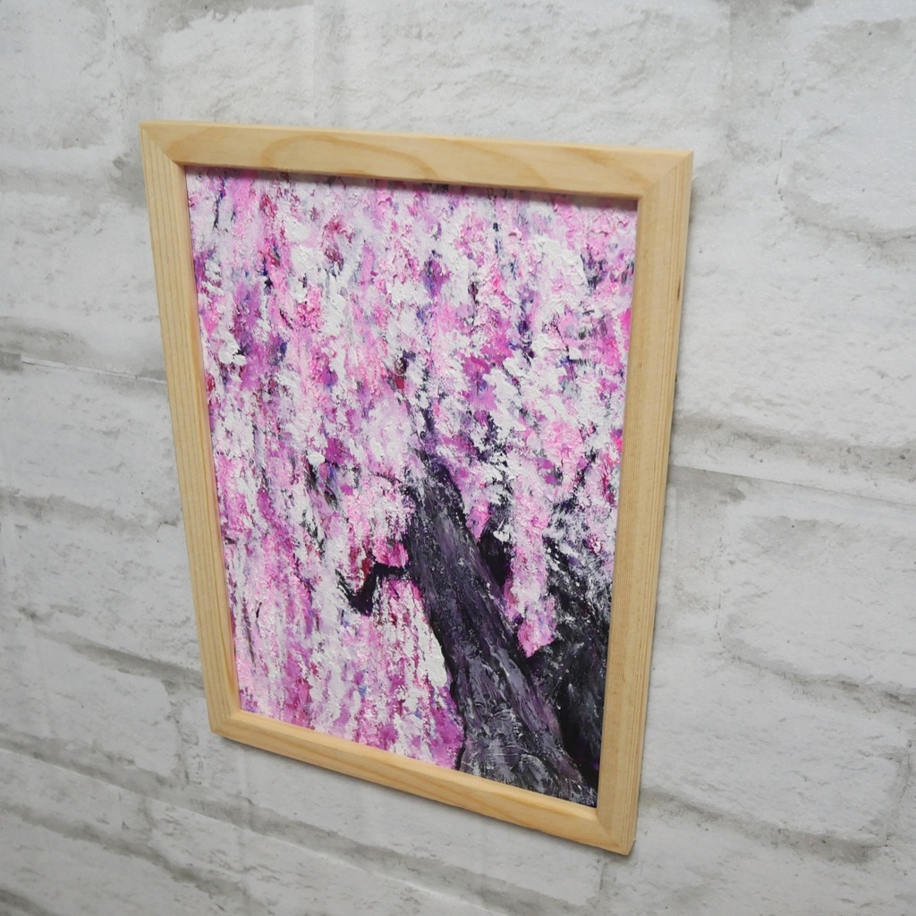 油絵 油彩 油彩画 絵 絵画【さくら】