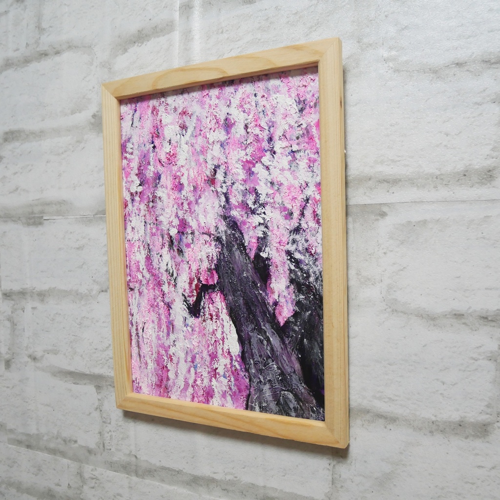 油絵 油彩 油彩画 絵 絵画【さくら】