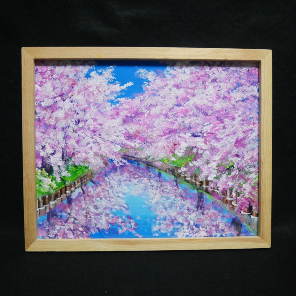 油絵 油彩 油彩画 絵画 絵【桜ロード】