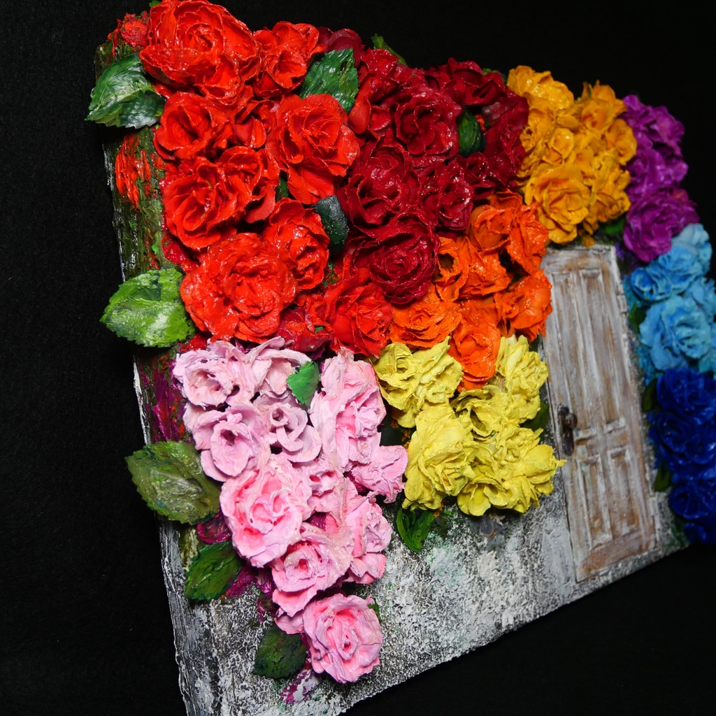 油絵 油彩 油彩画 絵画 絵【扉の先の世界】