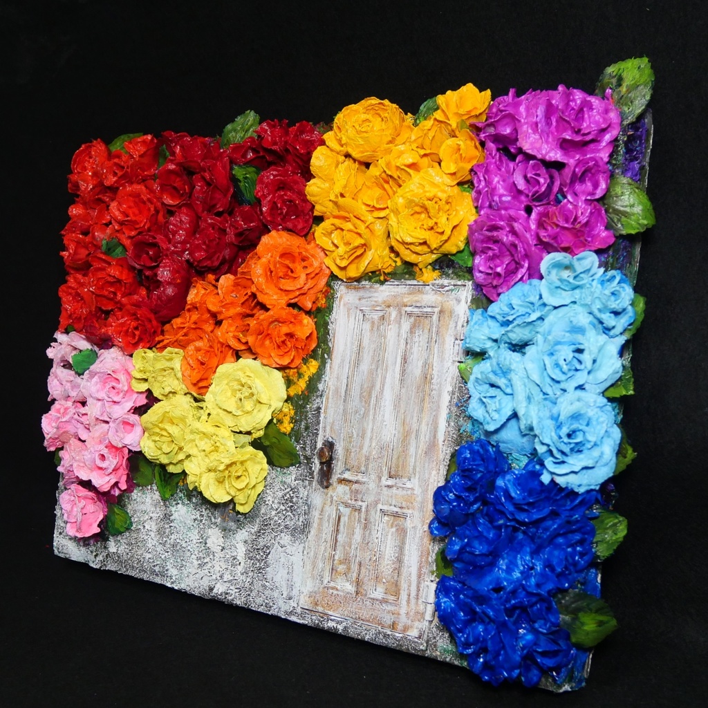 油絵 油彩 油彩画 絵画 絵【扉の先の世界】