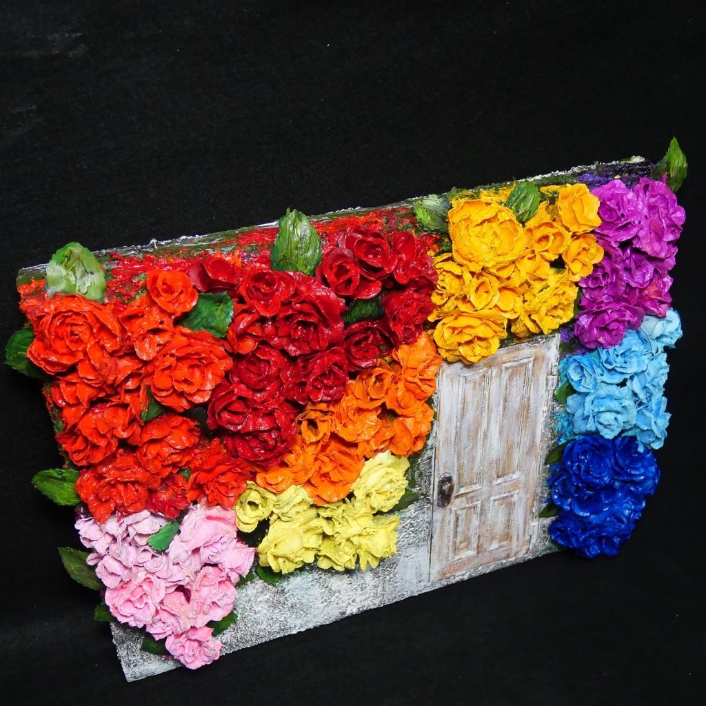 油絵 油彩 油彩画 絵画 絵【扉の先の世界】