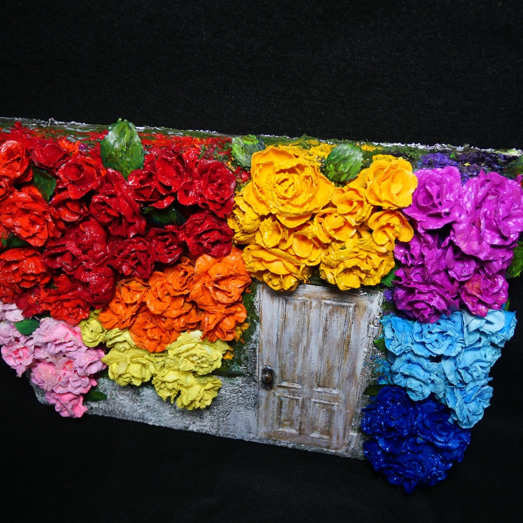 油絵 油彩 油彩画 絵画 絵【扉の先の世界】