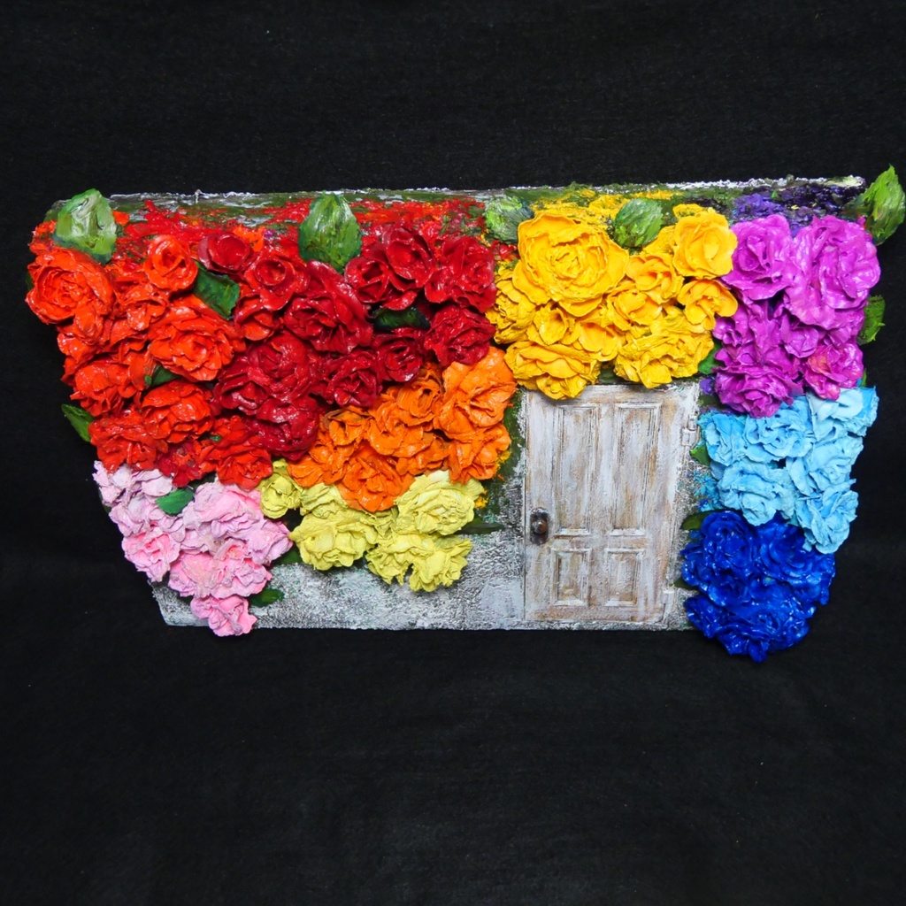 油絵 油彩 油彩画 絵画 絵【扉の先の世界】