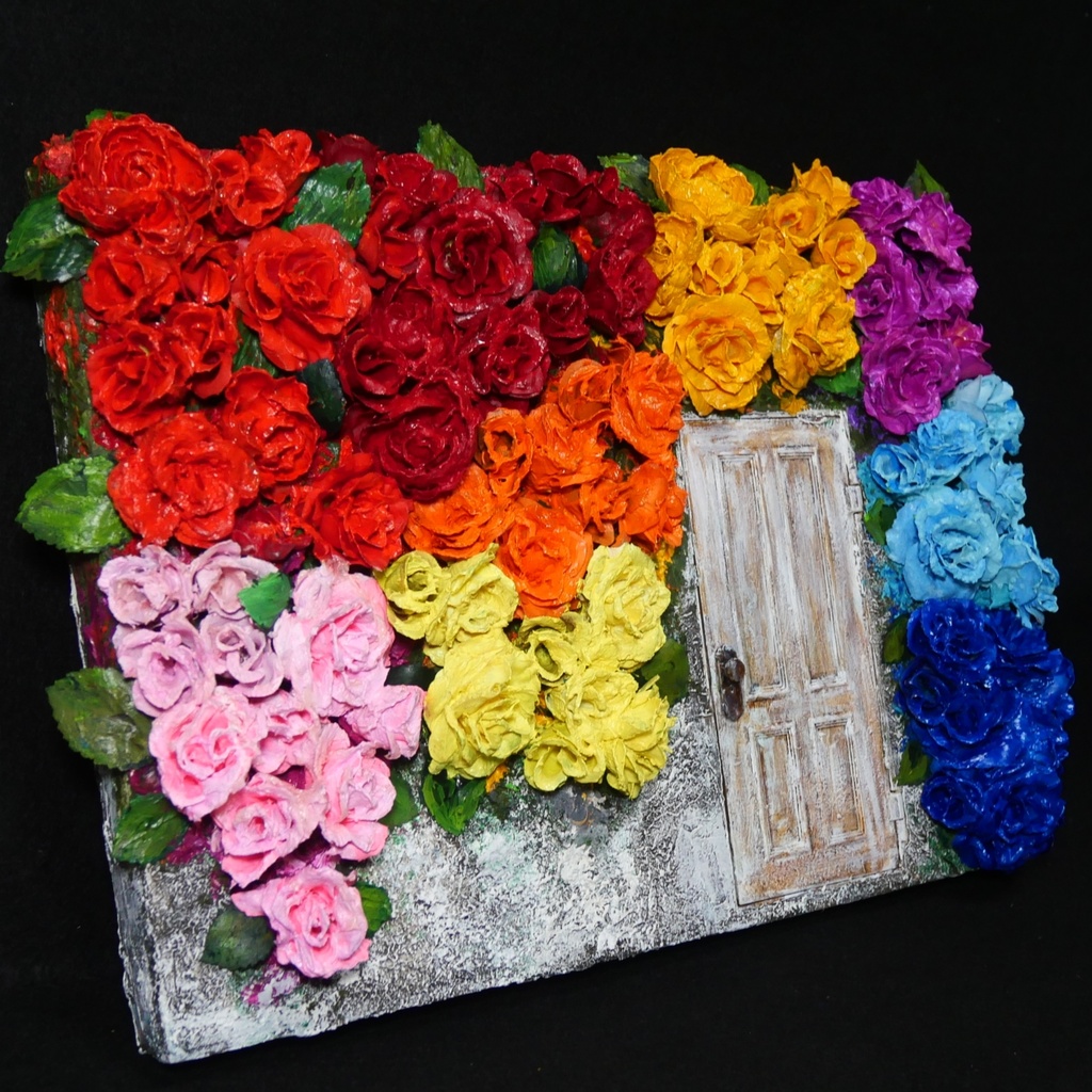 油絵 油彩 油彩画 絵画 絵【扉の先の世界】