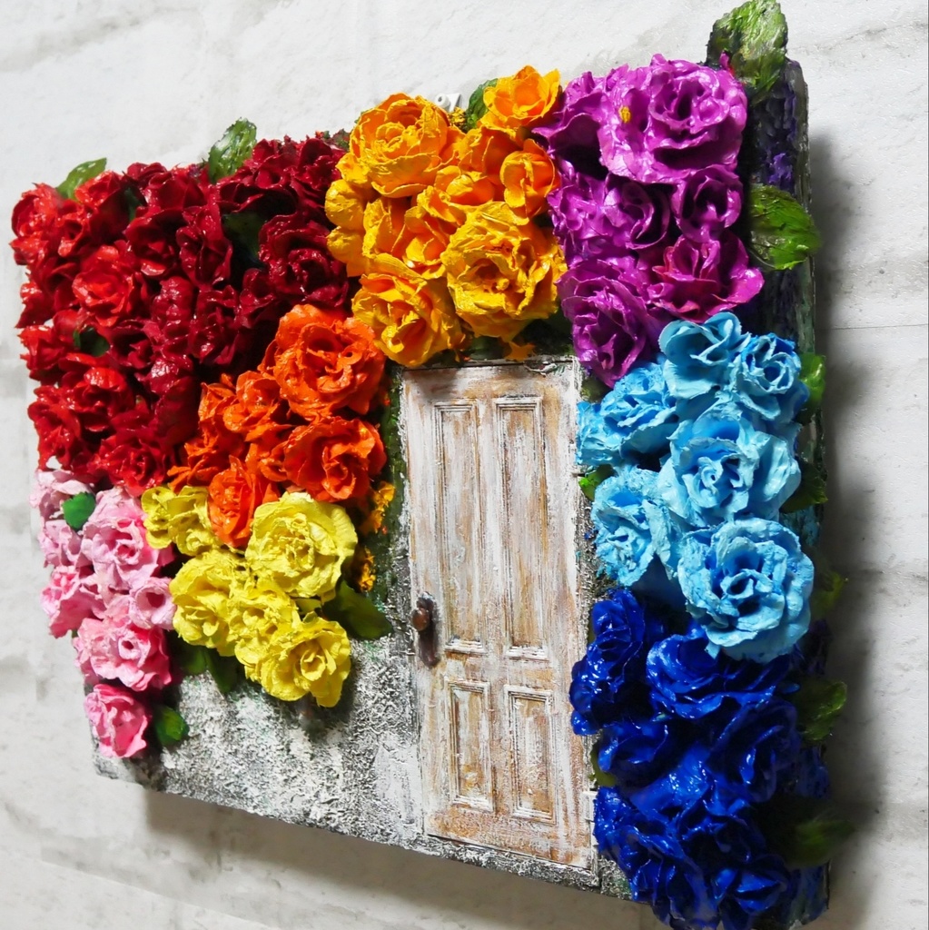 油絵 油彩 油彩画 絵画 絵【扉の先の世界】