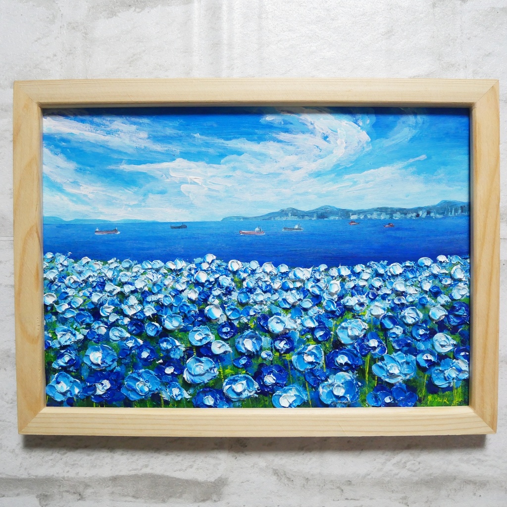 油絵 油彩 油彩画 絵 絵画 【暖かい冬】
