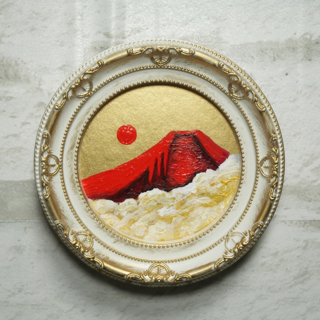 油絵 油彩 油彩画 絵 絵画 円形【ピザ】 油絵 油彩 油彩画 絵画 絵 円形【ピザ】 | HIROSHI1990