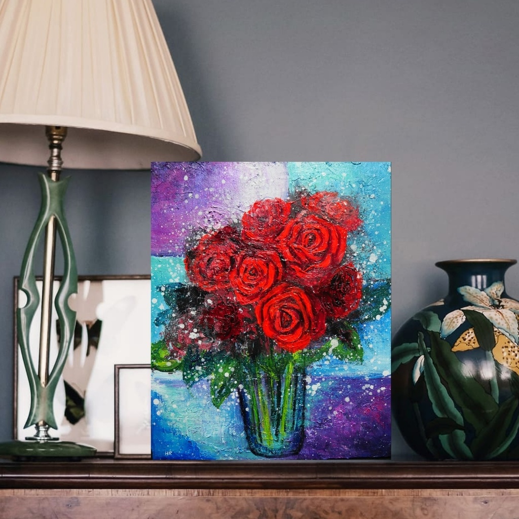 油絵 絵画 【薔薇】