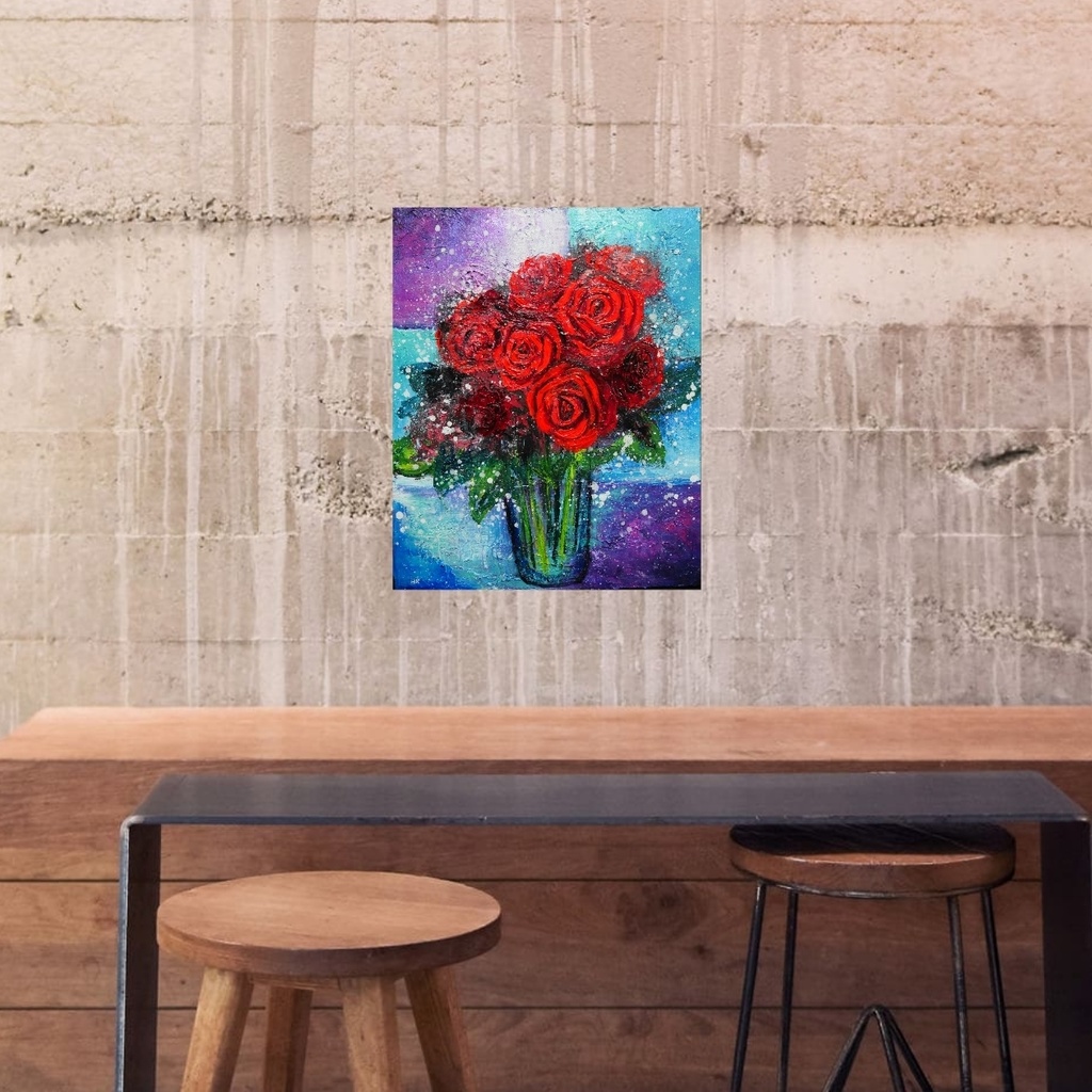 油絵 絵画 【薔薇】