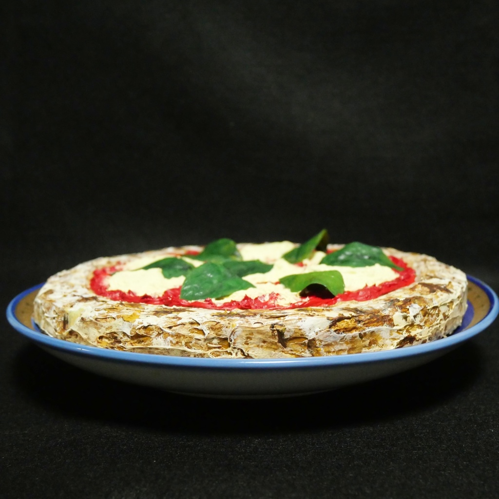 油絵 油彩 油彩画 絵画 絵 円形【ピザ】