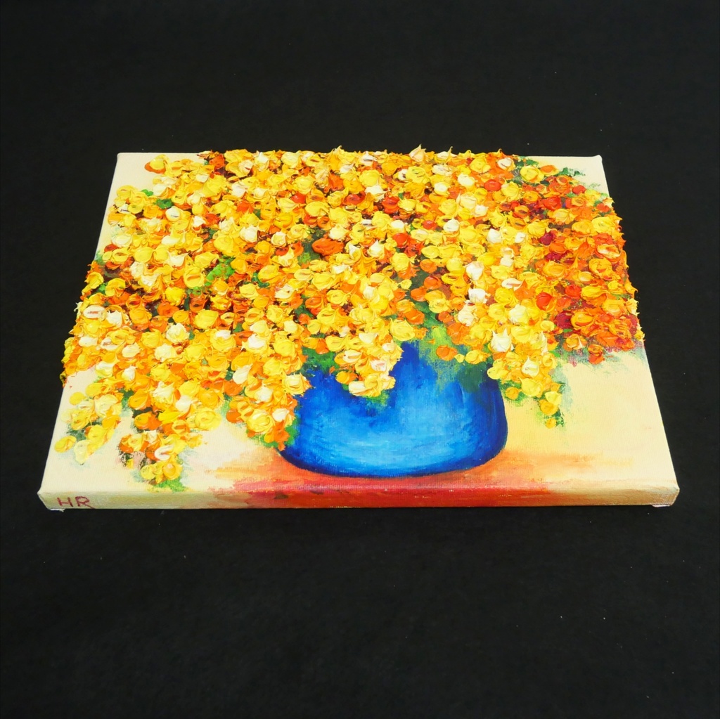 油絵 油彩 油彩画 絵画【ミモザ】