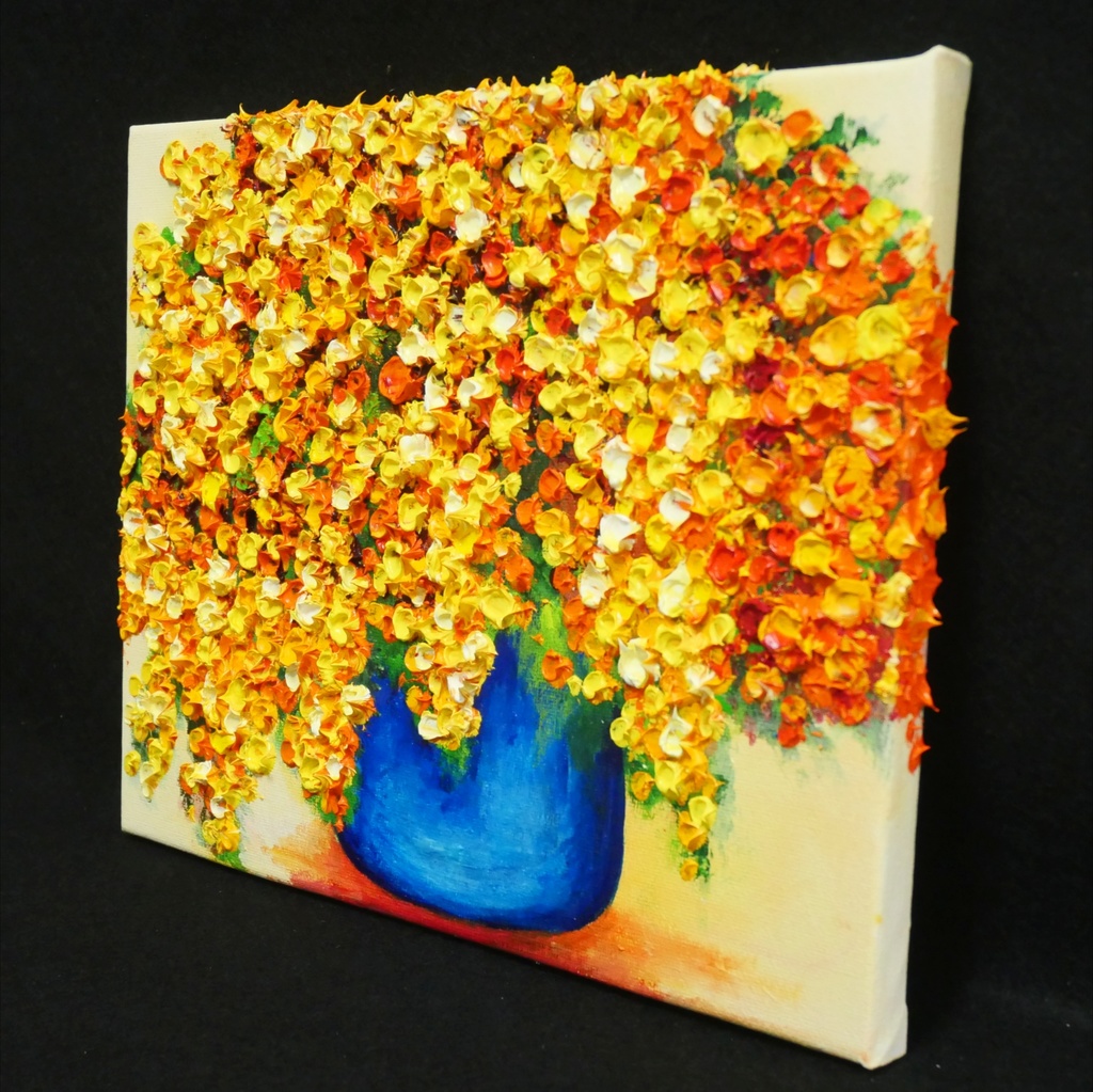 油絵 油彩 油彩画 絵画【ミモザ】