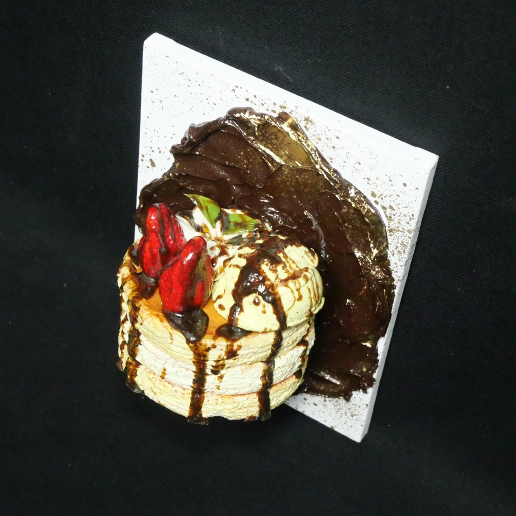 油絵 油彩 油彩画 絵 絵画 【ゴールドダスト・デザート】