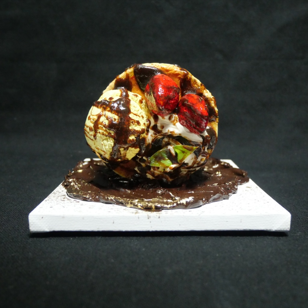 油絵 油彩 油彩画 絵 絵画 【ゴールドダスト・デザート】