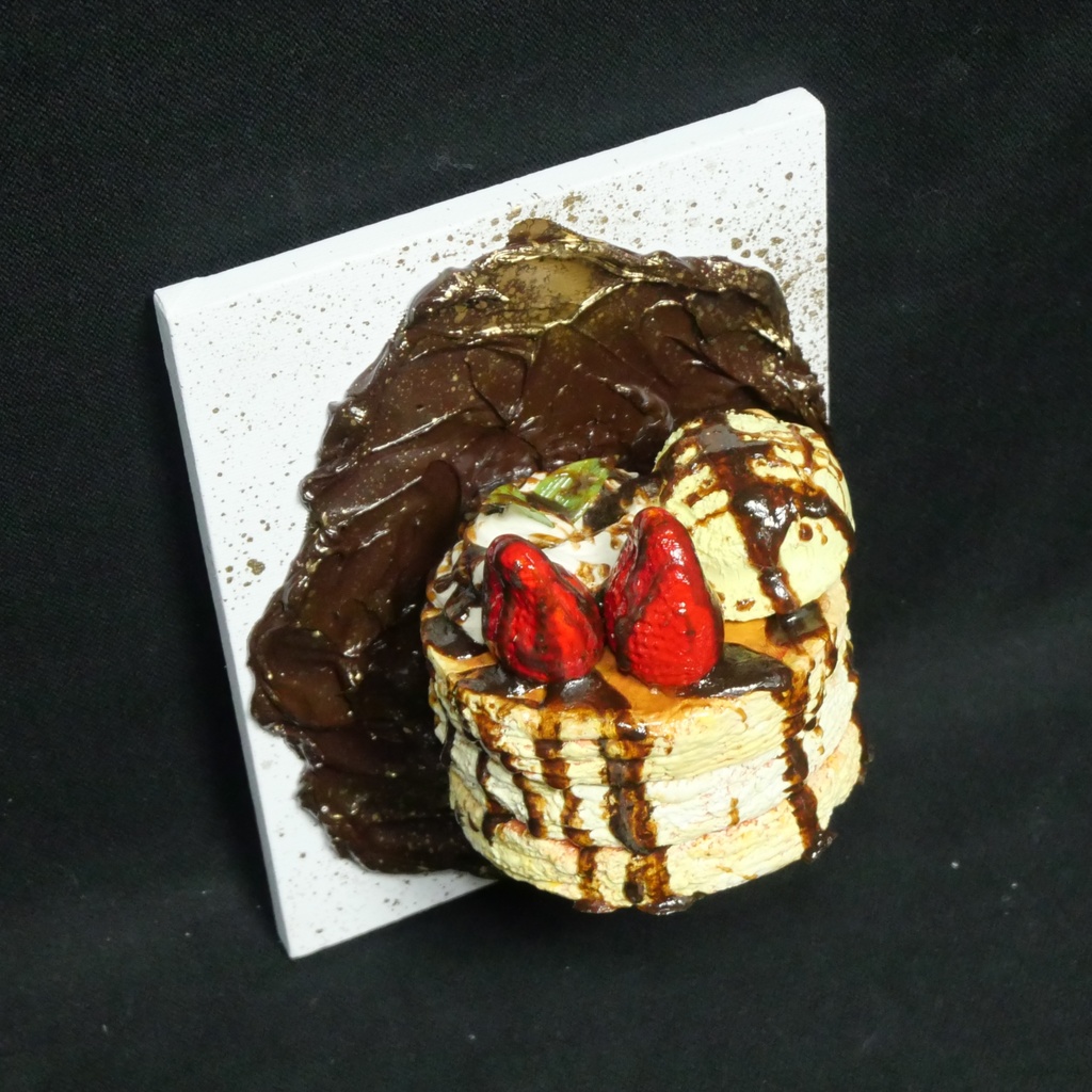 油絵 油彩 油彩画 絵 絵画 【ゴールドダスト・デザート】