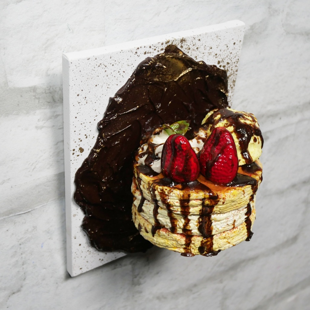 油絵 油彩 油彩画 絵 絵画 【ゴールドダスト・デザート】