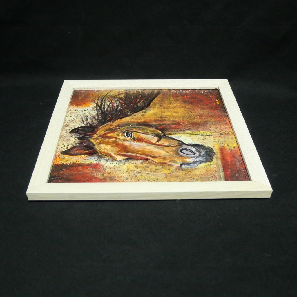 油絵 油彩 油彩画 絵 絵画 【静かなる王者】