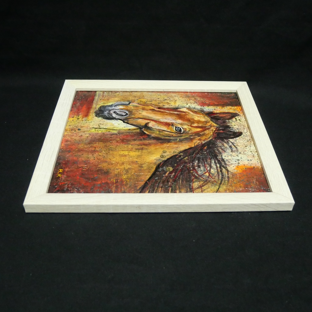 油絵 油彩 油彩画 絵 絵画 【静かなる王者】