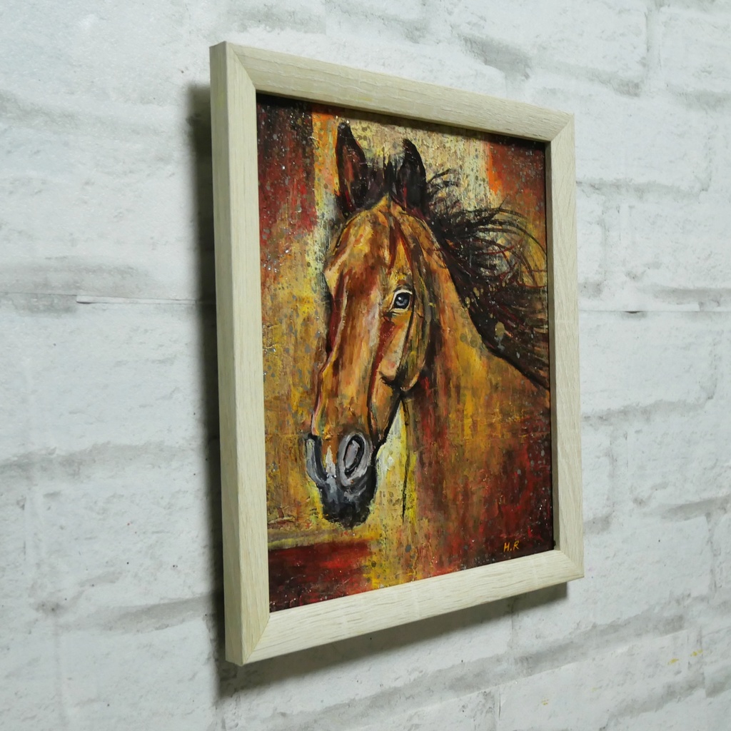 油絵 油彩 油彩画 絵 絵画 【静かなる王者】