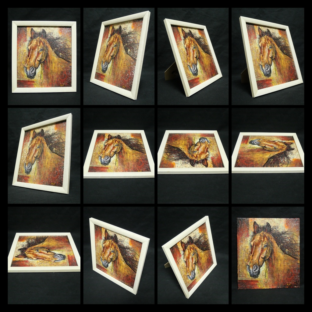 油絵 油彩 油彩画 絵 絵画 【静かなる王者】