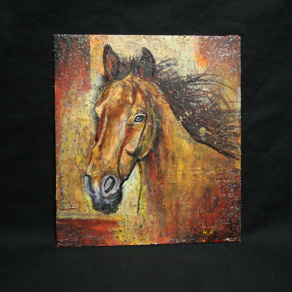 油絵 油彩 油彩画 絵 絵画 【静かなる王者】