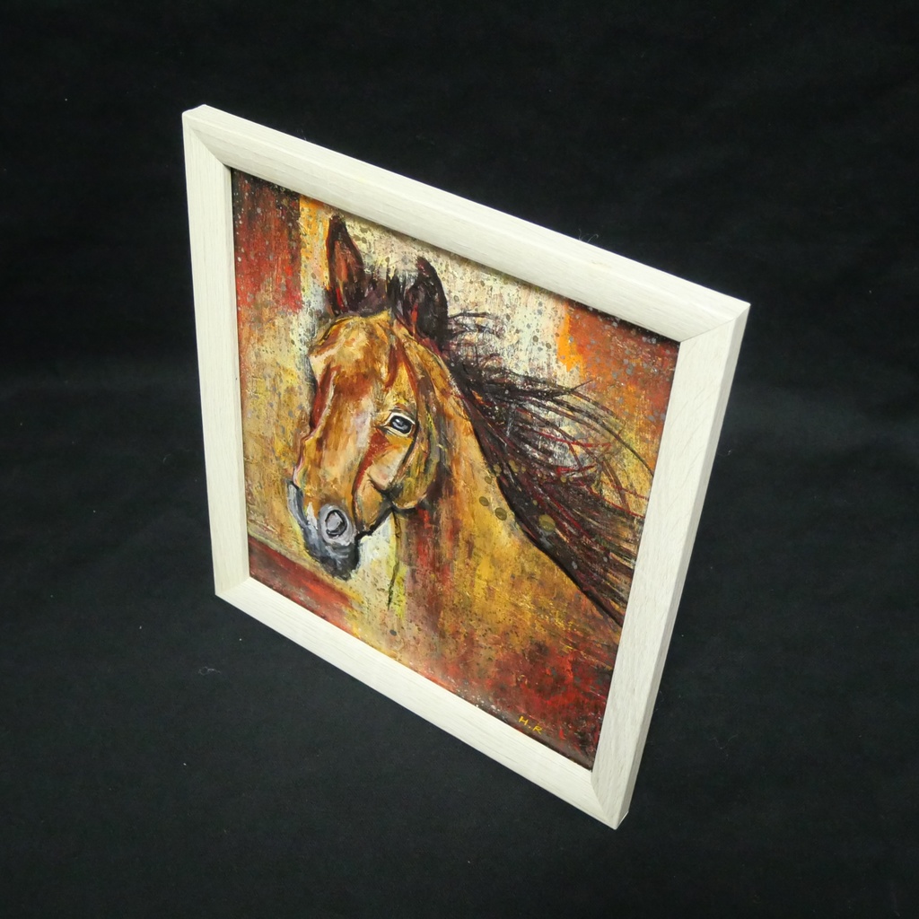 油絵 油彩 油彩画 絵 絵画 【静かなる王者】