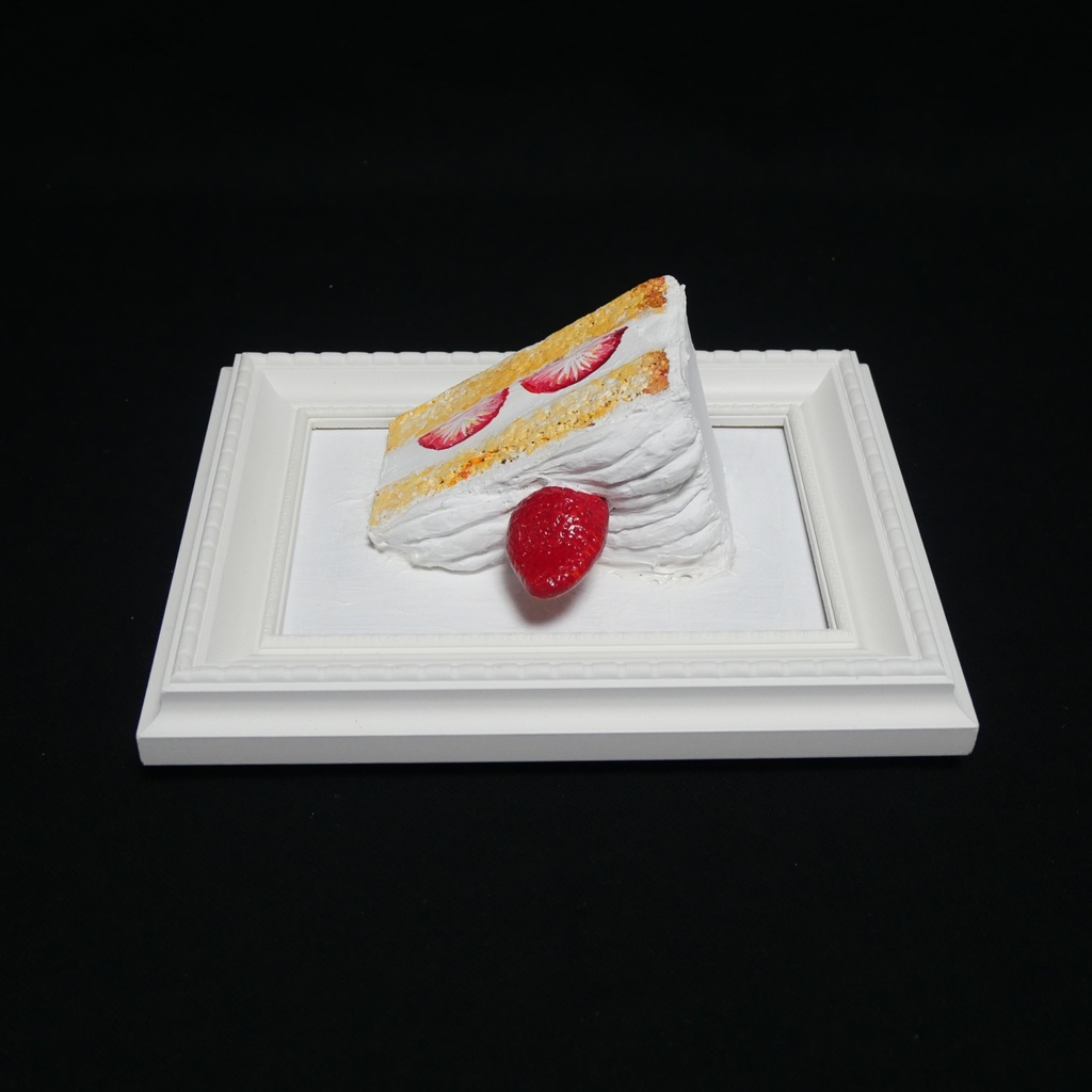 油絵 油彩 油彩画 絵 絵画 【飛び出すショートケーキ】